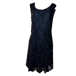 Nwot beautiful, vintage, sleeveless beaded dress by Styleworks